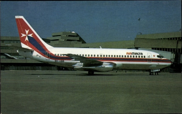Ak Passagierflugzeug Air Malta, Boeing 737-200