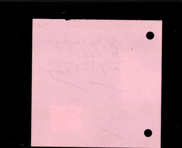 Michel No. 3347 on delivery note