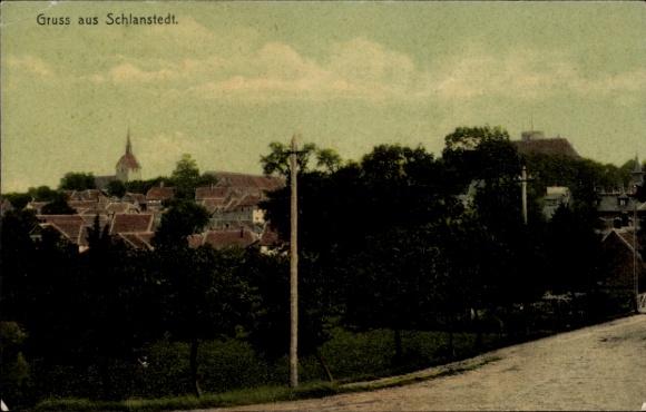 Postcard Schlanstedt Huy am Harz, total view