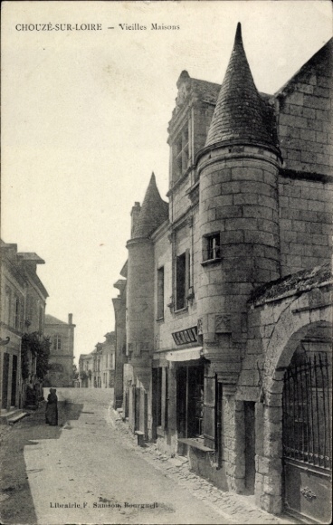 Ak Chouzé sur Loire Indre-et-Loire, Vieilles Maisons