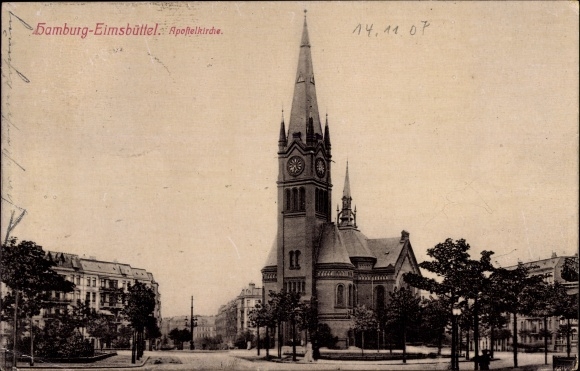 PC Hamburg Eimsbüttel, lot at the Apostle Church