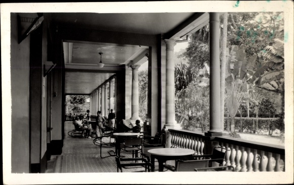 Photo Postcard Colombia, terrace on a building, hotel