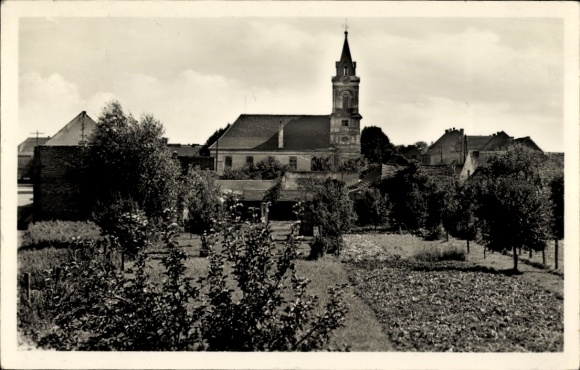 Postcard Müllrose near Frankfurt Oder, view of the city
