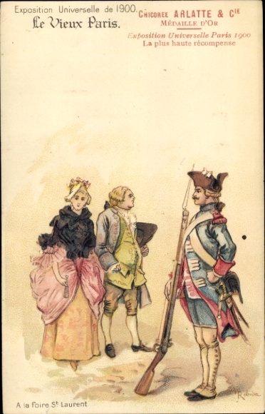 Artist Chromo-Litho Robida, A., Universal Exposition of 1900, At the St. Laurent Fair