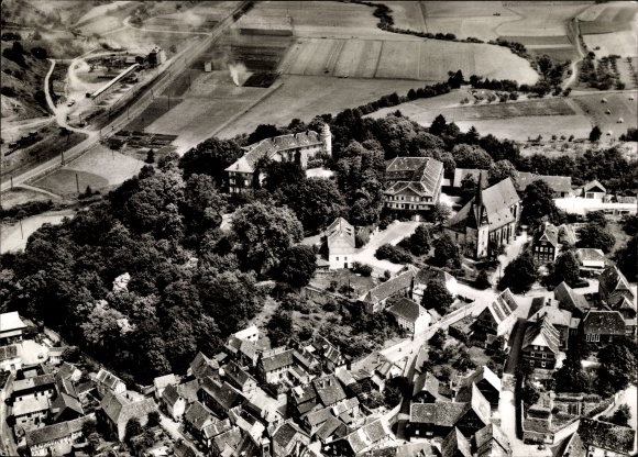 PC Ortenberg in Hesse, aerial photo of the place
