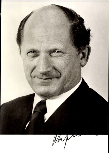 Ak Politiker Dr. Martin Schmidt, SPD, Autogramm