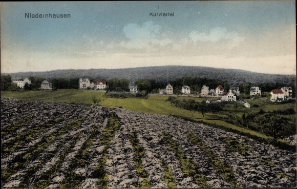 Ak Niedernhausen im Taunus Hessen, Kurviertel