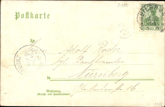 Chromo-Litho Heilbronn am Neckar, Schwob, vintage, Hottenträger, Buttenträger