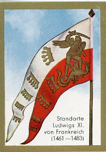 Collection picture historical flags picture 64, standard of Louis XI. of France 1461-1483