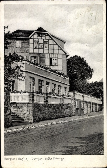 Postcard Rüthen in the Soest district of North Rhine-Westphalia, Pension Villa Wenge