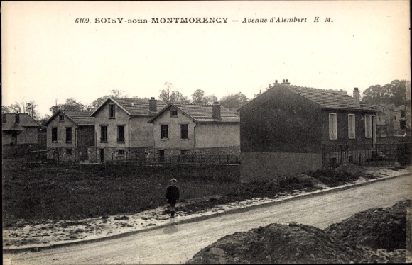 CPA Soisy sous Montmorency Val-d'Oise, Avenue du Alembert