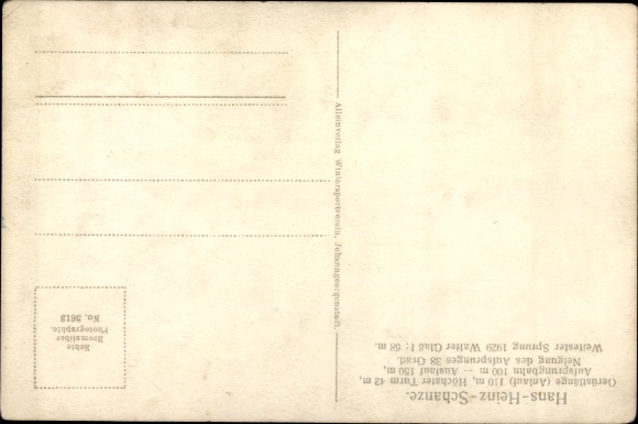 Postcard Johanngeorgenstadt in the Erzgebirge of Saxony, view of the Hans Heinze Schanze