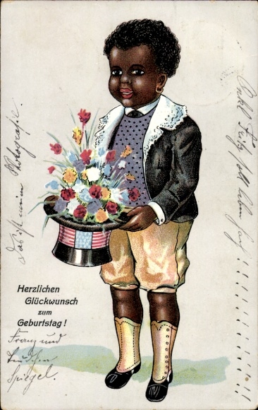 Ak Gefeliciteerd Verjaardag, Bloemen