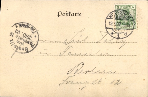 Postcard Hönnersum Harsum in Lower Saxony, inn