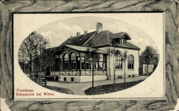 Präge Passepartout Ak Hohenstein Witten an der Ruhr, Forsthaus