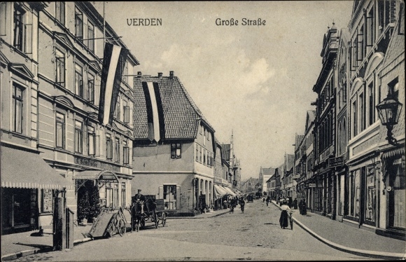 Ak Verden an der Aller, Große Straße