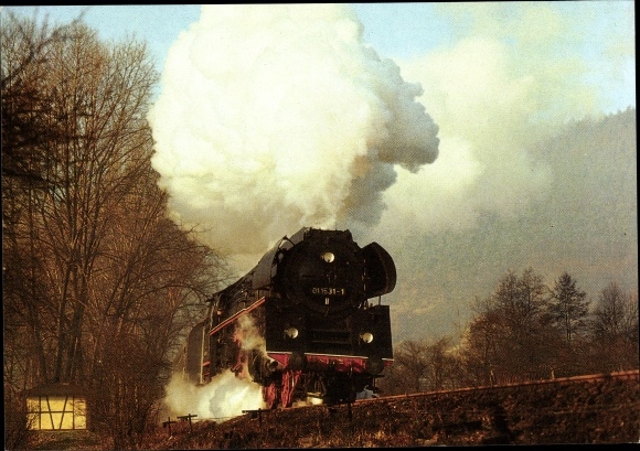 PC Uhlstädt Kirchhasel an der Saale, railway locomotive 01 1531, P3004, 1986