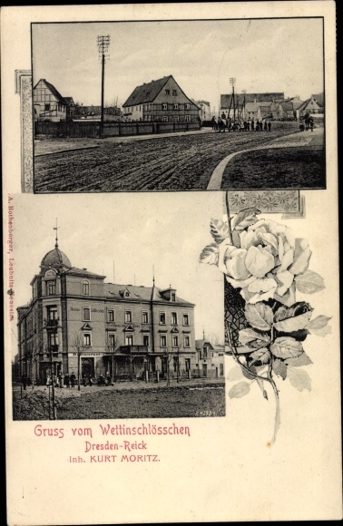 PC Dresden Reick, inn Wettinschlösschen, street section