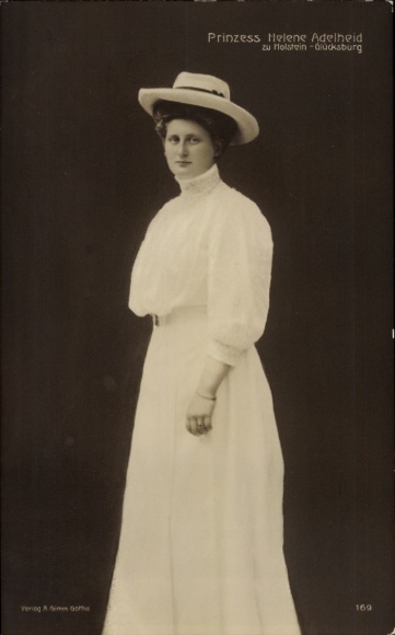 Ak Prinzessin Helene Adelheid zu Holstein-Glücksburg, Portrait