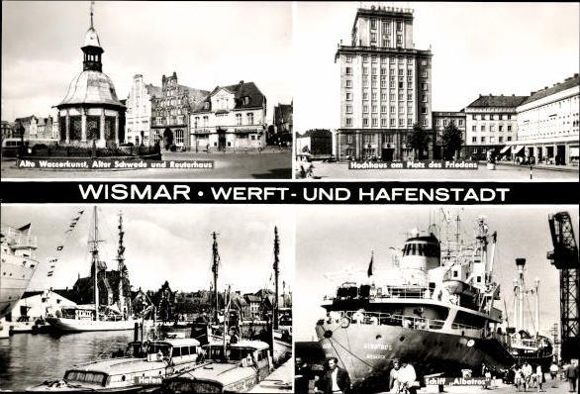 8 alte Ak Hansestadt Wismar, diverse Ansichten