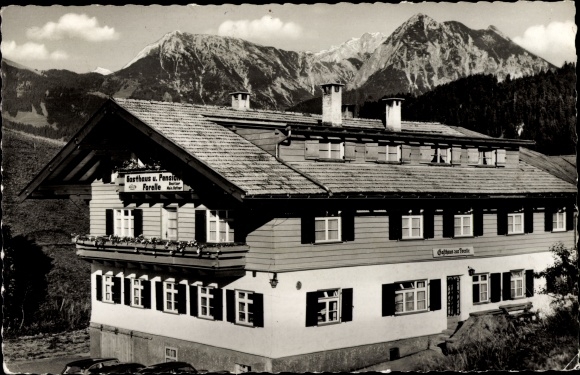 Ak Obermaiselstein in Oberallgäu Zwaben, Inn-Pension Forelle