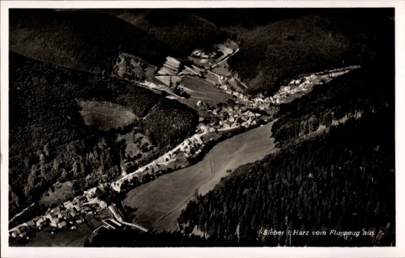 Ak Sieber Herzberg am Harz, luchtfoto
