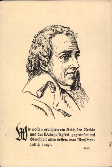 Artysta KP Filozof Johann Gottlieb Fichte