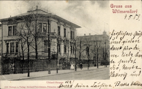 Ak Berlin Wilmersdorf, Uhland-Straße