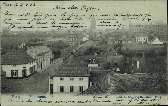 Postcard Le Pecq Yvelines, View of the Village