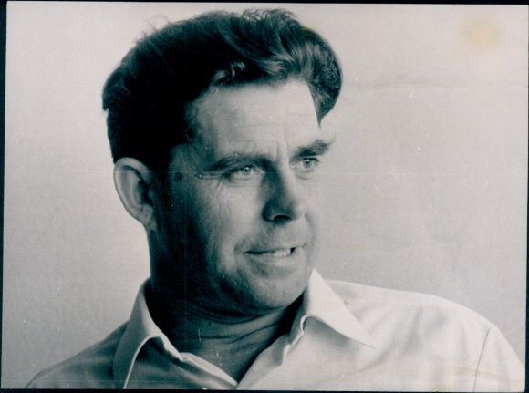 Photo Soviet cosmonaut Georgi Beregovoi, portrait, 1968