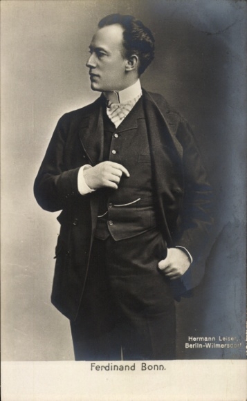 Ak Schauspieler Ferdinand Bonn, Portrait