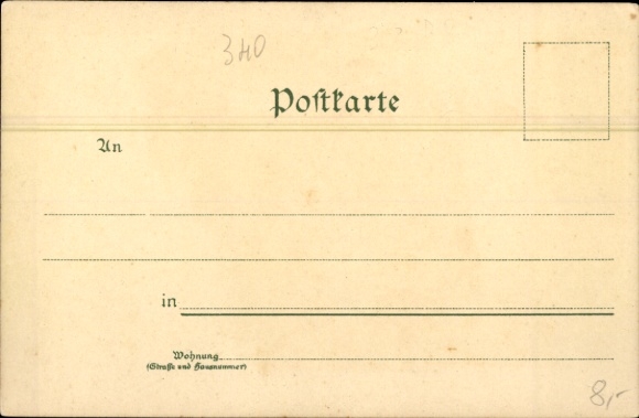 Kunstenaar litho Bergen, F., Sendling München, Sendlingerkirche