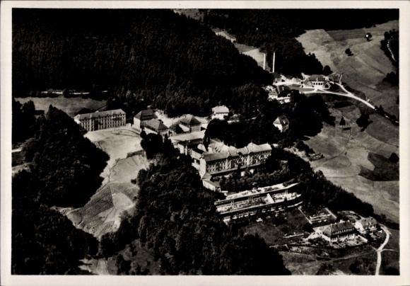 Postcard Friedrichsheim Malsburg Marzell in the Black Forest, aerial photograph