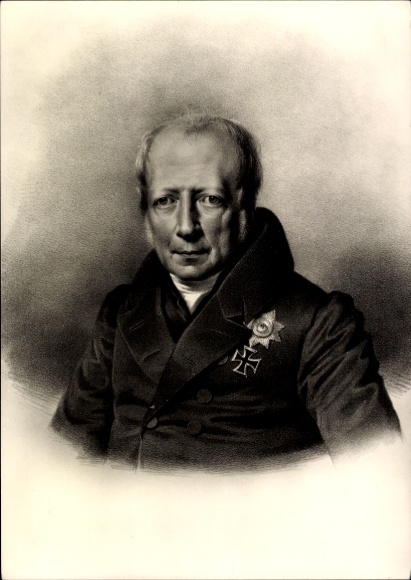 Artist Postcard Krüger, Franz, writer Wilhelm von Humboldt, portrait