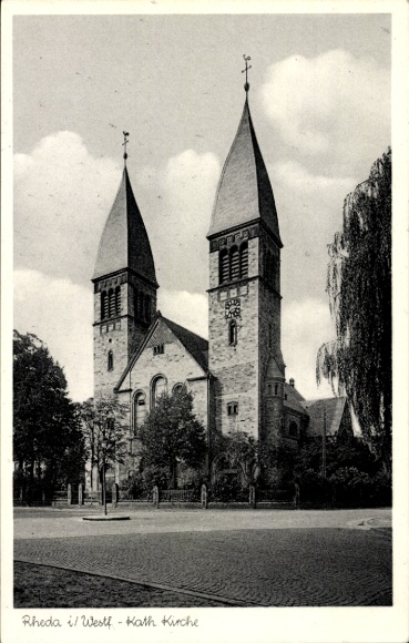 Ak Rheda Wiedenbrück in Westfalen, Katholieke Kerk
