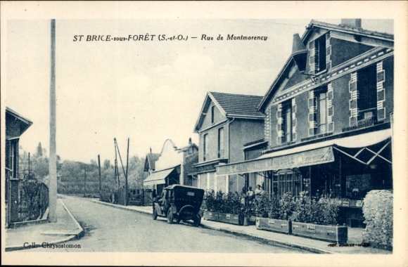 Ak Saint Brice sous Forêt Val d’Oise, Rue de Montmorency