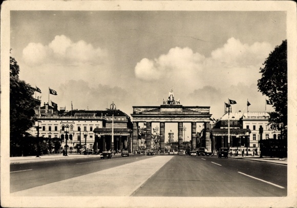 Ak Berlin Mitte, Brandenburger Tor