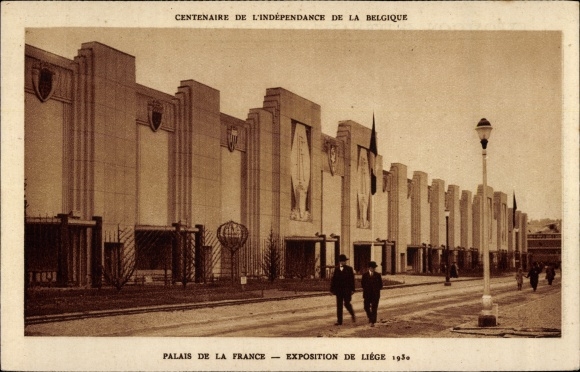 Postcard Liège Wallonien Liège, Exposition Internationale, World Exhibition 1930, Palais de la France