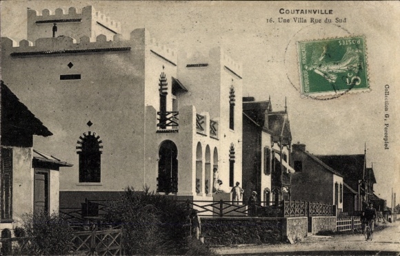 Ak Agon Coutainville Manche, Villa Rue du Sud,  Architektur, Sammlerstück