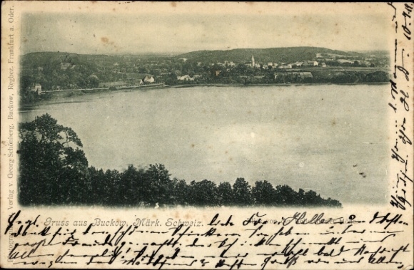 Ak Buckow in der Märkischen Schweiz, Seeblick