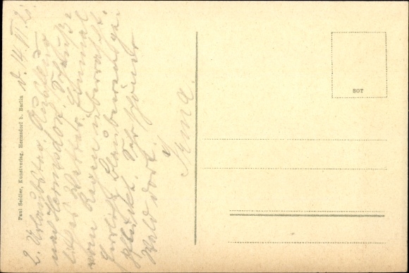 Postcard Berlin Reinickendorf Hermsdorf, Waldsee