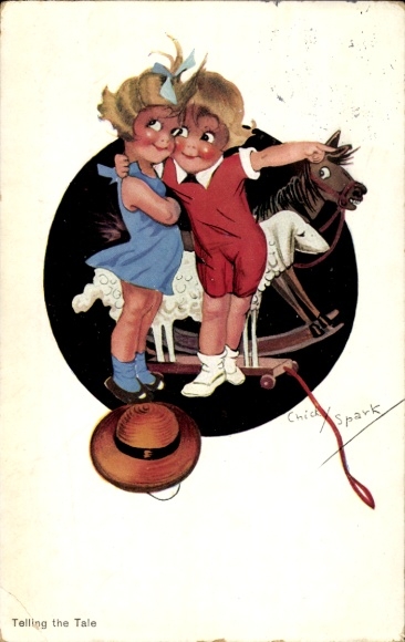 Artists Postcard Spark, Chicky, Telling the Tale