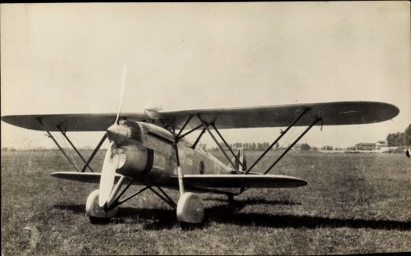 Postcard Italian fighter plane, Fiat CR 32