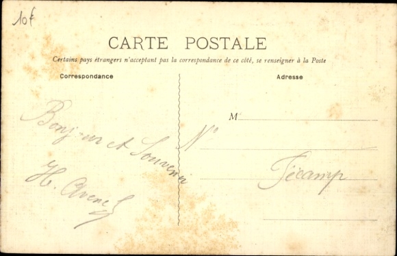 Postcard Veulettes sur Mer Seine Maritime, Grand Hotel, beach
