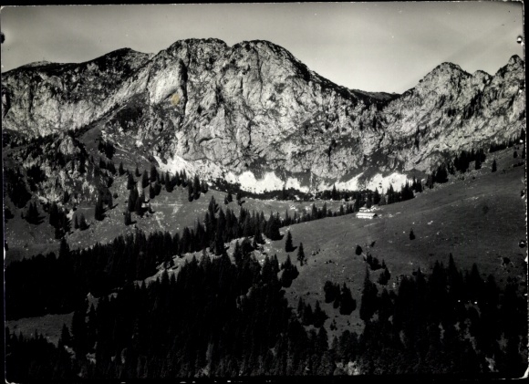 Photo Benediktenwand Upper Bavaria, aerial photograph