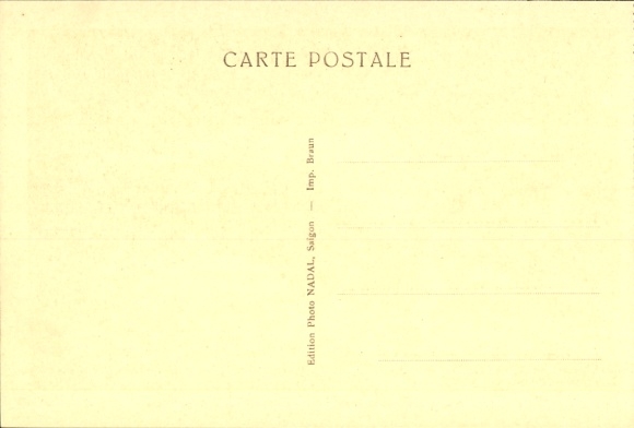 Postcard Drying and temporary preparation of a panther skin