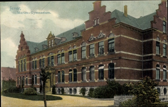 Postcard Jever in Oldenburg Friesland, Marien-Gymnasium