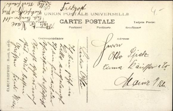 Postcard Lille Nord, La Gare