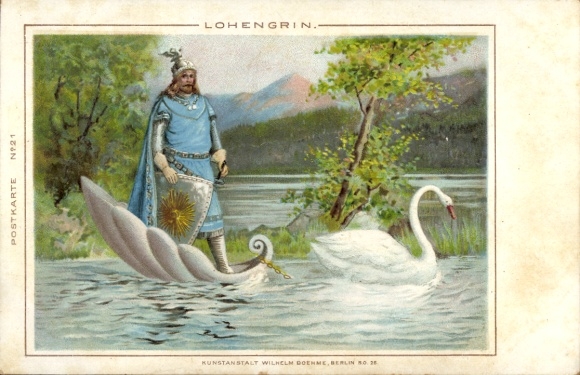 Ak Lohengrin, Zwaan trekt een boot
