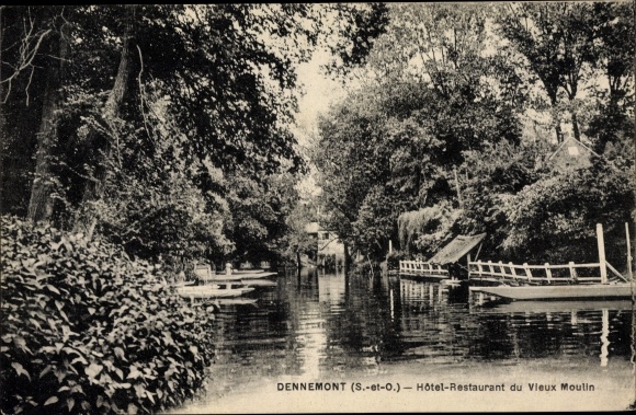 Postcard Dennemont Yvelines, Hotel Restaurant of the Old Mill